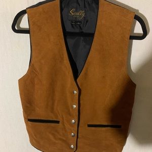 Scully leather vest